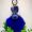 MCM Rabbit Charm with Fox Fur in Visetos Blue