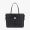 MCM Medium Reversible Liz Shopper Tote in Visetos and Cubic Black