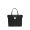 MCM Mini Anya Top Zip Shopper Tote in Visetos Black