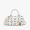 MCM Mini Ella Boston Bag in Visetos White