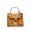 MCM Mini Ketty Satchel in Visetos Brown