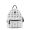 MCM Mini Stark Side Studs Backpack in Visetos White