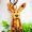 MCM Signature Rabbit Charm in Visetos Brown