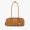 MCM Small Aren East/West Shoulder Bag in Visetos Brown