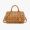 MCM Small Ella Boston Bag in Visetos Brown