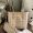 MCM Small Liz Shopper Tote in Visetos Beige