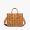 MCM Small Munchen Tote in Visetos Brown