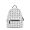 MCM Small Stark Side Studs Backpack in Visetos White