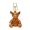 MCM Zoo Pig Charm in Visetos Brown