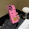 MCM iPhone Case In Heritage Visetos Pink