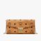 MCM Large Patricia Crossbody Wallet in Visetos Brown