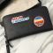 MCM Large Zip Around Wallet with Wrist in Victory Patch Visetos Black