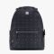 MCM Medium Stark Backpack in Signature Visetos Black