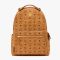 MCM Medium Stark Backpack in Signature Visetos Brown