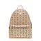 MCM Medium Stark Side Studs Backpack in Visetos Beige