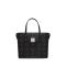MCM Mini Anya Top Zip Shopper Tote in Visetos Black