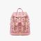 MCM Mini Aren Drawstring Backpack with Chain Handle in Visetos Light Pink