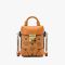 MCM Mini Berlin Crossbody in Visetos Brown