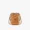 MCM Mini Dessau Drawstring Bag in Visetos Brown
