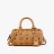MCM Mini Ella Boston Bag in Visetos Brown
