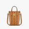 MCM Mini Essential Crossbody Bag in Visetos Brown