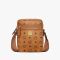 MCM Mini N/S Klassik Crossbody in Visetos Brown