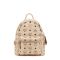 MCM Mini Stark Side Studs Backpack in Visetos Beige