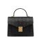 MCM Patricia Pocket Satchel in Visetos Black