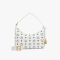 MCM Small Aren Hobo in Visetos White