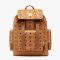 MCM Small Brandenburg Backpack in Visetos Brown