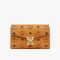 MCM Small Millie Flap Crossbody in Visetos Brown