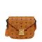 MCM Small Patricia Shoulder Bag in Visetos Brown