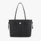 MCM Small Reversible Liz Shopper Tote in Visetos and Cubic Black
