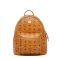 MCM Small Stark Backpack in Visetos Brown