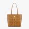 MCM Small Toni Shopper Tote in Visetos Brown