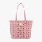 MCM Small Toni Shopper Tote in Visetos Light Pink
