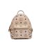 MCM X-Mini Stark Side Studs Backpack in Visetos Beige