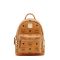 MCM X-Mini Stark Side Studs Backpack in Visetos Brown