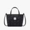 MCM X-Mini Toni Shopper Tote in Visetos Black
