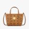 MCM X-Mini Toni Shopper Tote in Visetos Brown